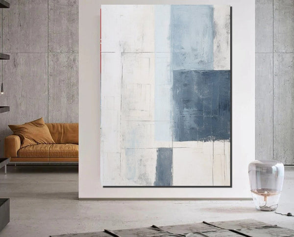 Modern Contemporary Abstract Artwork, Palette Knife Paintings, Extra Large Acrylic Painting, Simple Modern Art, Living Room Wall Art Painting-Grace Painting Crafts