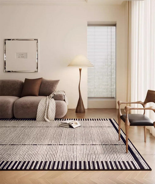 Unique Modern Rugs for Dining Room, Large Abstract Geometric Modern Rugs, Bedroom Modern Rugs, Living Room Contemporary Modern Rugs-Grace Painting Crafts