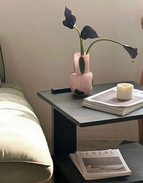 Handmade Glass Bud Vases, Flower Vases on Table, Vintage Small Glass Flower Vases, Water Holding Flower Vases-Grace Painting Crafts