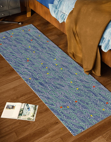 Abstract Area Rugs for Living Room, Contemporary Modern Rugs Next to Bed, Modern Carpets for Office, Geometric Modern Rugs under Dining Room Table-Grace Painting Crafts