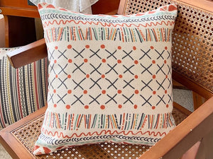 Geometric Modern Pillow Covers, Oriental Square Pillows for Couch, Decorative Throw Pillows for Dining Room, Bohemian Decorative Sofa Pillows-Grace Painting Crafts