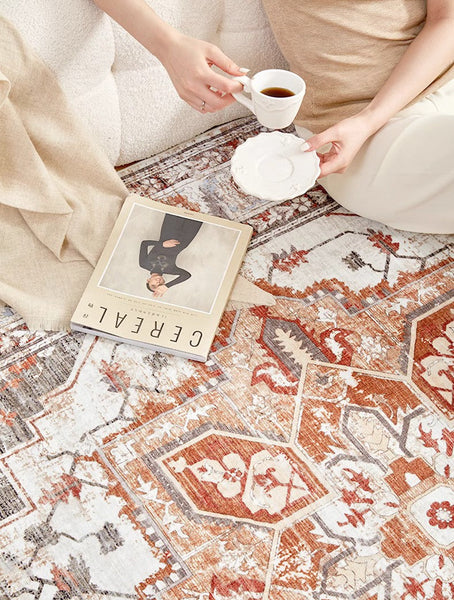 Persain Rugs for Bedroom, Oversized Area Rugs for Living Room, Extra Large Vintage Persian Rugs, Traditional Persian Rug, Vintage Area Rugs for Dining Room-Grace Painting Crafts