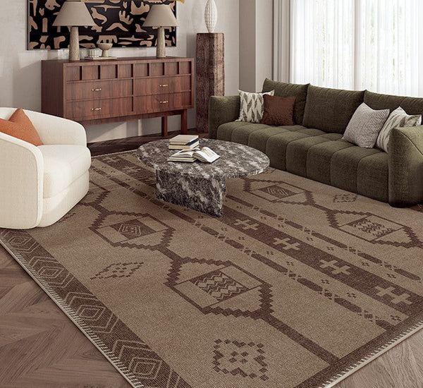 Large Contemporary Area Rugs for Dining Room, Modern Rugs for Living Room, Mid Century Area Rugs for Bedroom-Grace Painting Crafts