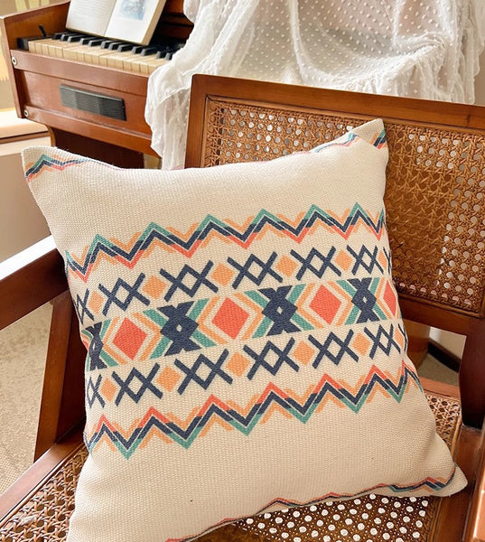 Decorative Throw Pillows for Dining Room, Oriental Square Pillows for Couch, Geometric Modern Pillow Covers, Bohemian Decorative Sofa Pillows-Grace Painting Crafts