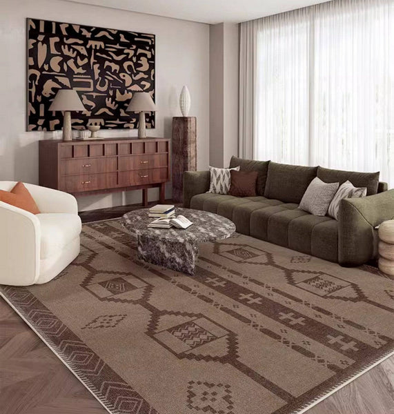 Large Contemporary Area Rugs for Dining Room, Modern Rugs for Living Room, Mid Century Area Rugs for Bedroom-Grace Painting Crafts