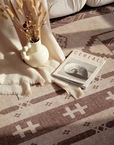Large Contemporary Area Rugs for Dining Room, Modern Rugs for Living Room, Mid Century Area Rugs for Bedroom-Grace Painting Crafts