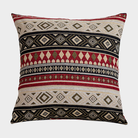 Geometric Pattern Chenille Throw Pillow for Couch, Bohemian Decorative Sofa Pillows, Extra Large Decorative Throw Pillows, Modern Sofa Pillows-Grace Painting Crafts