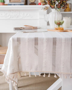 Rustic Table Covers for Kitchen, Linen Rectangular Tablecloth for Oval Table, Country Farmhouse Tablecloth, Large Rectangle Tablecloth for Dining Room Table-Grace Painting Crafts