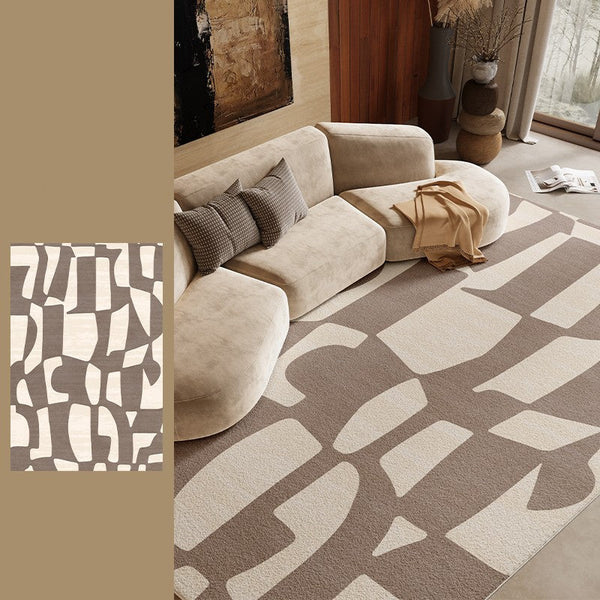 Abstract Contemporary Rugs for Bedroom, Modern Rugs under Sofa, Dining Room Floor Rugs, Modern Rug Ideas for Living Room-Grace Painting Crafts