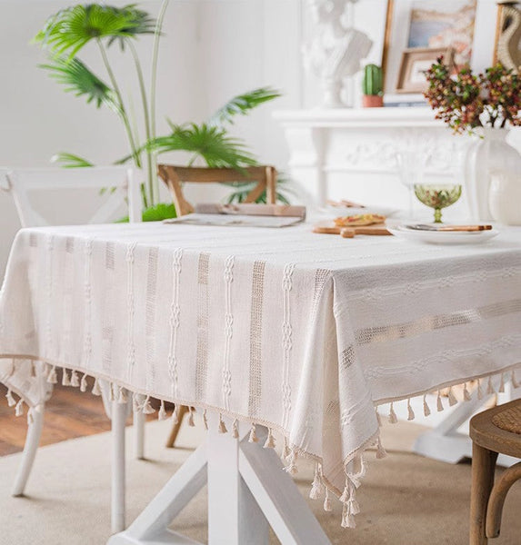 Rustic Table Covers for Kitchen, Linen Rectangular Tablecloth for Oval Table, Country Farmhouse Tablecloth, Large Rectangle Tablecloth for Dining Room Table-Grace Painting Crafts