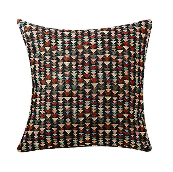 Large Decorative Throw Pillows, Bohemian Decorative Sofa Pillows, Geometric Pattern Chenille Throw Pillow for Living Room-Grace Painting Crafts