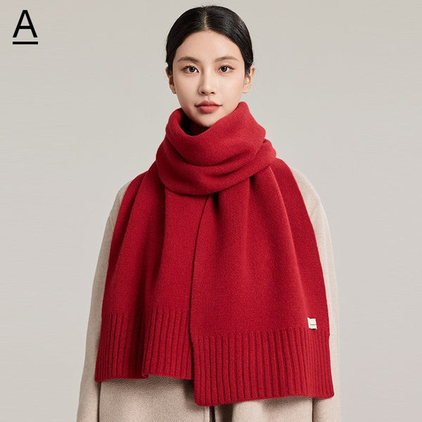 Modern Wool Scarf for Women, Soft Cashmere Scarf for Women, Casual Scarf for Women, Cold Weather Scarf, Fashion Designer Scarf, Winter Scarf-Grace Painting Crafts