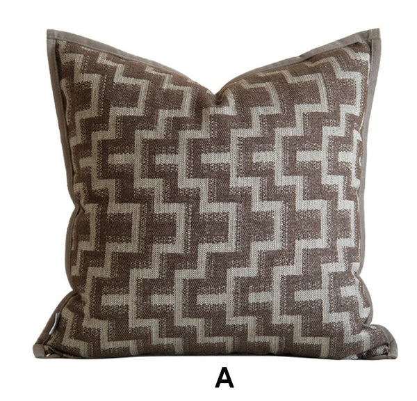 Geometric Modern Sofa Pillows, Contemporary Throw Pillows, Modern Pillows for Bedroom, Modern Sofa Pillows, Mid Century Decorative Pillows for Couch-Grace Painting Crafts