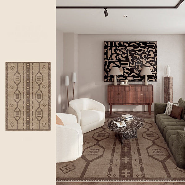 Large Contemporary Area Rugs for Dining Room, Modern Rugs for Living Room, Mid Century Area Rugs for Bedroom-Grace Painting Crafts