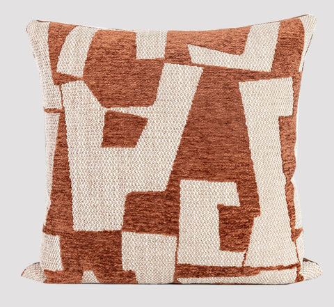 Contemporary Throw Pillow for Living Room, Modern Square Pillows, Large Abstract Throw Pillows for Couch, Modern Sofa Throw Pillows-Grace Painting Crafts