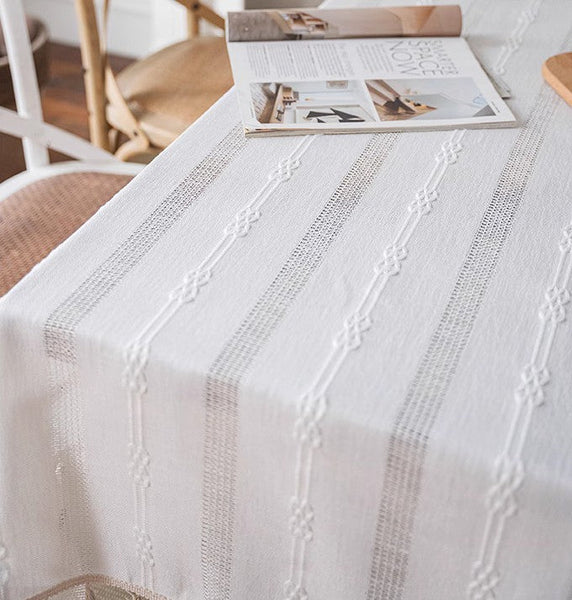 Rustic Table Covers for Kitchen, Linen Rectangular Tablecloth for Oval Table, Country Farmhouse Tablecloth, Large Rectangle Tablecloth for Dining Room Table-Grace Painting Crafts