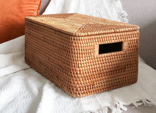 Storage Baskets for Bedroom, Extra Large Storage Basket for Clothes, Rectangular Storage Baskets, Storage Basket for Shelves-Grace Painting Crafts