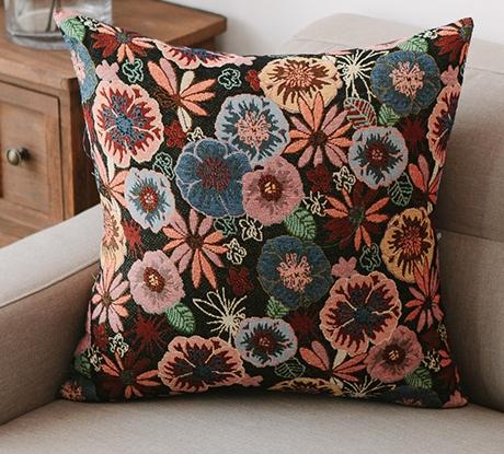 Large Decorative Throw Pillows, Bohemian Decorative Sofa Pillows, Geometric Pattern Chenille Throw Pillow for Living Room-Grace Painting Crafts