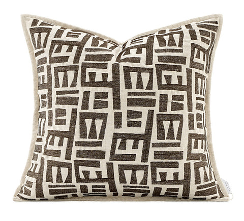 Simple Decorative Pillows for Couch, Contemporary Throw Pillows for Living Room, Modern Sofa Pillows, Modern Square Pillows-Grace Painting Crafts