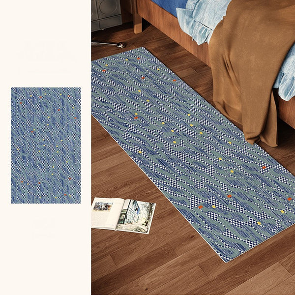 Abstract Area Rugs for Living Room, Contemporary Modern Rugs Next to Bed, Modern Carpets for Office, Geometric Modern Rugs under Dining Room Table-Grace Painting Crafts