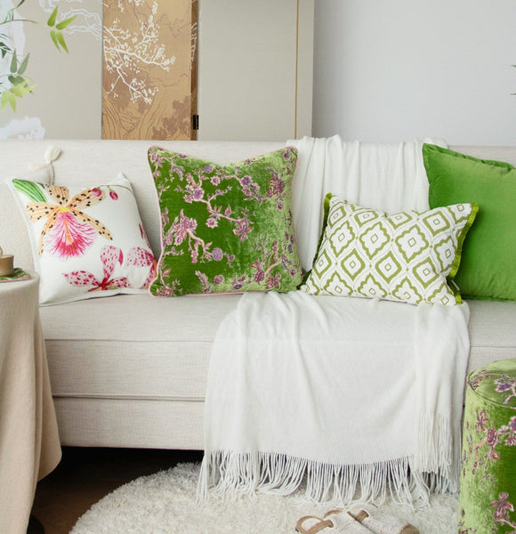 Unique Decorative Pillow Arrangement Ideas for Couch, Modern Decorative Cushion Covers, Decorative Pillows for Living Room, Large Decorative Pillows for Interior Design-Grace Painting Crafts
