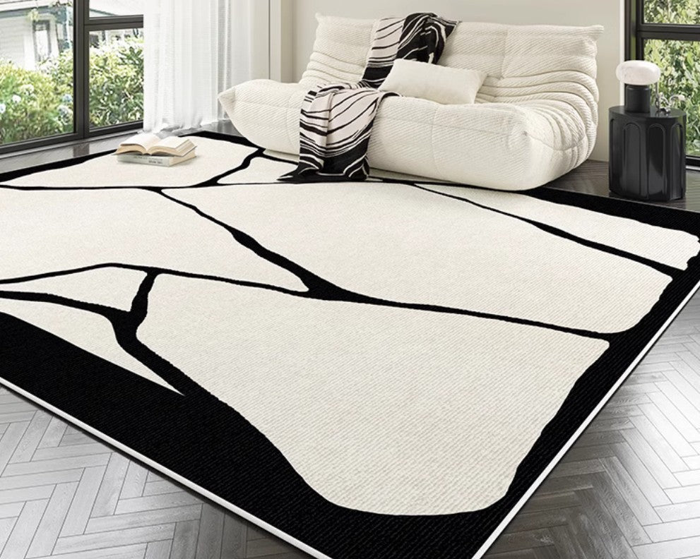 Contemporary Modern Rugs for Bedroom, Large Modern Rugs for Living Room, Extra Large Geometric Modern Rugs for Dining Room-Grace Painting Crafts