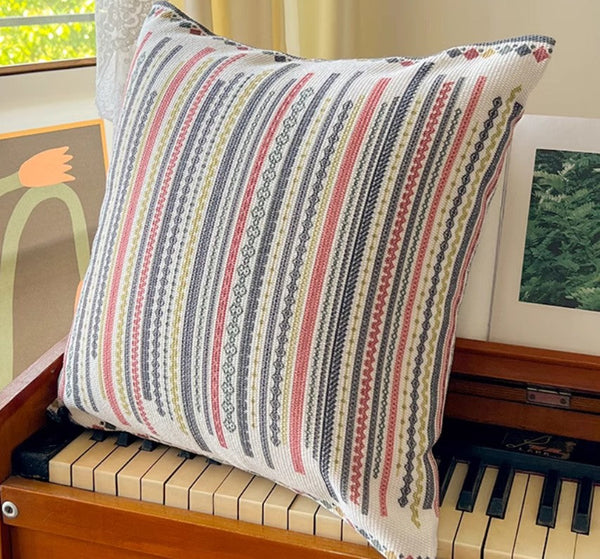 Decorative Throw Pillows for Dining Room, Bohemian Decorative Sofa Pillows, Geometric Modern Pillow Covers, Oriental Square Pillows for Couch-Grace Painting Crafts