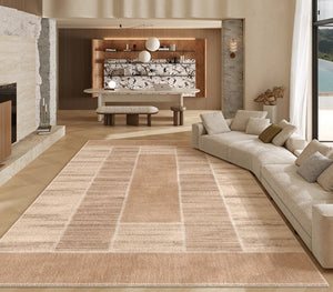 Modern Rugs for Dining Room, Contemporary Rugs for Bedroom, Abstract Modern Carpets for Living Room, Mid Century Modern Rugs Next to Bed-Grace Painting Crafts