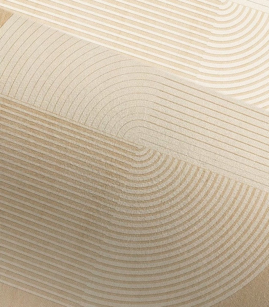 Bedroom Modern Round Rugs, Circular Modern Rugs under Dining Room Table, Contemporary Round Rugs, Geometric Modern Rug Ideas for Living Room-Grace Painting Crafts