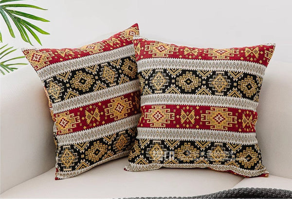 Decorative Throw Pillows, Bohemia Sofa Pillows for Living Room, Geometric Pattern Throw Pillow for Couch, Large Bohemian Decorative Sofa Pillows-Grace Painting Crafts