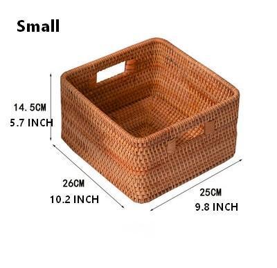 Storage Basket for Shelves, Rectangle Storage Basket for Toys, Storage Baskets for Bathroom, Kitchen Storage Baskets-Grace Painting Crafts