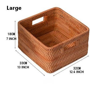 Storage Basket for Shelves, Rectangle Storage Basket for Toys, Storage Baskets for Bathroom, Kitchen Storage Baskets-Grace Painting Crafts
