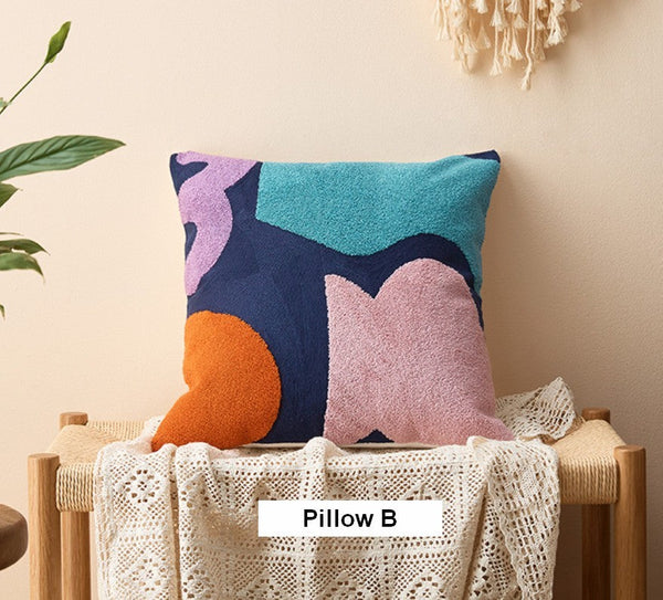 Large Modern Sofa Cushion, Decorative Pillow Covers, Modern Pillows for Couch, Abstract Decorative Throw Pillows for Living Room-Grace Painting Crafts