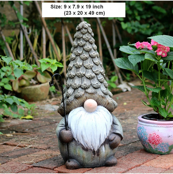 Garden Decoration Ideas, Garden Figure Sculpture Statues, Gnome Statue for Garden Ornaments, Villa Courtyard Decor, Outdoor Garden Decoration-Grace Painting Crafts