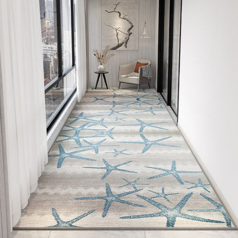 Long Narrow Runner Rugs, Abstract Modern Long Hallway Runners, Entrance Hallway Runners, Entryway Runner Rug Ideas, Kitchen Runner Rugs-Grace Painting Crafts