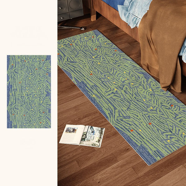 Contemporary Modern Rugs Next to Bed, Abstract Area Rugs for Living Room, Modern Carpets for Office, Geometric Modern Rugs under Dining Room Table-Grace Painting Crafts