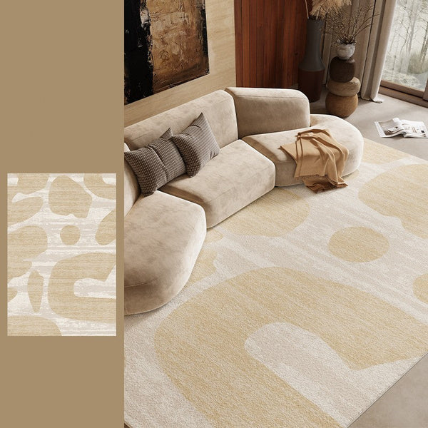 Modern Rugs under Sofa, Dining Room Floor Rugs, Abstract Contemporary Rugs for Bedroom, Modern Rug Ideas for Living Room-Grace Painting Crafts