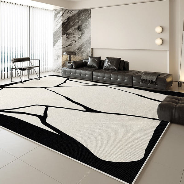 Contemporary Modern Rugs for Bedroom, Large Modern Rugs for Living Room, Extra Large Geometric Modern Rugs for Dining Room-Grace Painting Crafts