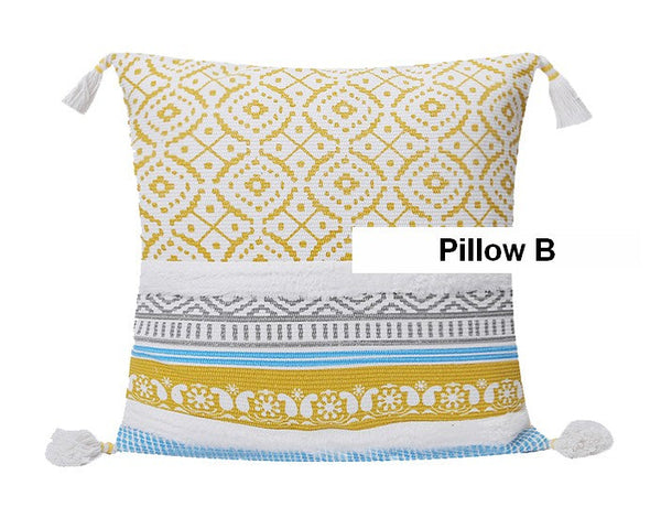 Modern Decorative Pillow for Interior Design, Contemporary Decorative Pillow Covers, Geometric Modern Sofa Pillows for Bedroom, Square Pillows for Couch-Grace Painting Crafts