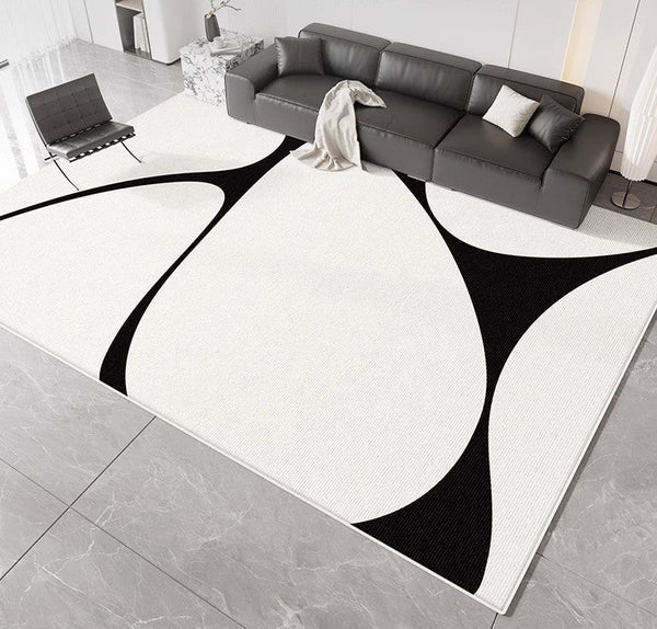 Large Modern Rugs for Living Room, Abstract Contemporary Modern Rugs, Geometric Modern Rugs for Bedroom, Modern Rugs for Dining Room-Grace Painting Crafts