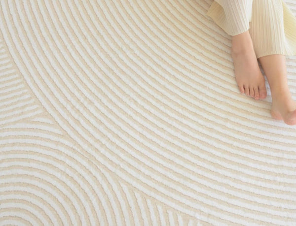 Abstract Modern Rugs for Living Room, Extra Large Modern Rugs under Dining Room Table, Contemporary Modern Rugs, Contemporary Geometric Carpets-Grace Painting Crafts