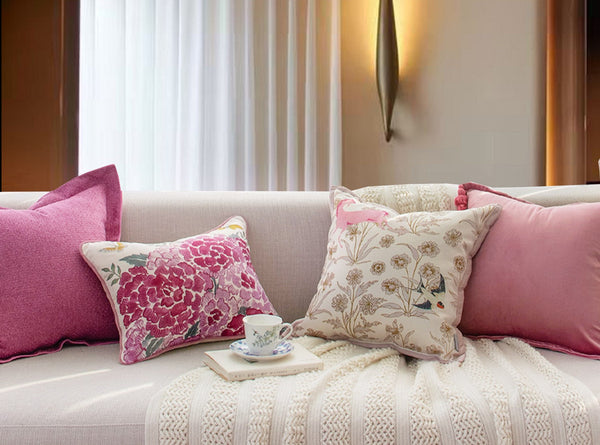 Modern Decorative Cushion Covers, Decorative Pillow Arrangement Ideas, Decorative Throw Pillows for Bed, Living Room Decorative Pillows, Large Decorative Pillows for Interior Design-Grace Painting Crafts