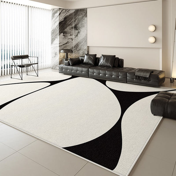 Large Modern Rugs for Living Room, Abstract Contemporary Modern Rugs, Geometric Modern Rugs for Bedroom, Modern Rugs for Dining Room-Grace Painting Crafts