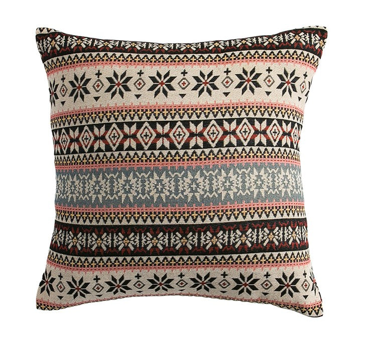Bohemia Sofa Pillows for Living Room, Decorative Throw Pillows, Geometric Pattern Throw Pillow for Couch, Large Bohemian Decorative Sofa Pillows-Grace Painting Crafts