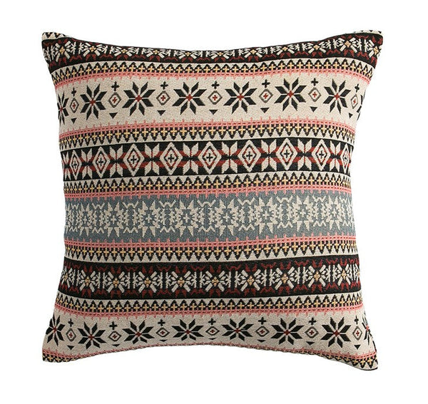 Bohemia Sofa Pillows for Living Room, Decorative Throw Pillows, Geometric Pattern Throw Pillow for Couch, Large Bohemian Decorative Sofa Pillows-Grace Painting Crafts