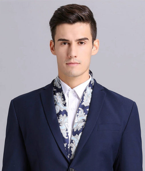 Scarf For Suit Men, Thin Silk Neck Scarf, Short Real Silk Scarf, Mens Short Silk Neckwear, Skinny Silk Scarf Mens, Casual Silk Scarf Men, Lightweight Short Silk Scarf-Grace Painting Crafts