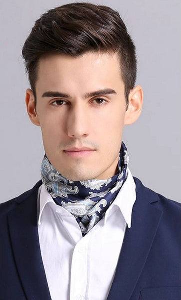 Scarf For Suit Men, Thin Silk Neck Scarf, Short Real Silk Scarf, Mens Short Silk Neckwear, Skinny Silk Scarf Mens, Casual Silk Scarf Men, Lightweight Short Silk Scarf-Grace Painting Crafts
