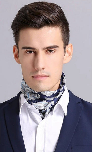 Scarf For Suit Men, Thin Silk Neck Scarf, Short Real Silk Scarf, Mens Short Silk Neckwear, Skinny Silk Scarf Mens, Casual Silk Scarf Men, Lightweight Short Silk Scarf-Grace Painting Crafts