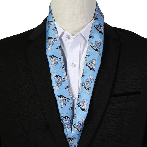 Scarf For Suit Men, Short Real Silk Scarf, Mens Short Silk Neckwear, Thin Silk Neck Scarf, Skinny Silk Scarf Mens, Casual Silk Scarf Men, Lightweight Short Silk Scarf-Grace Painting Crafts