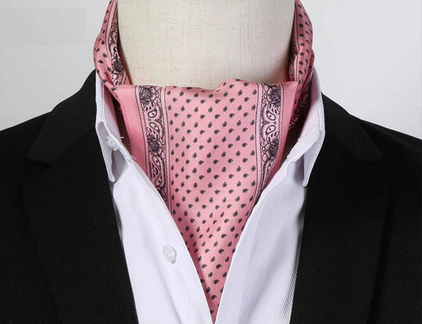 Mens Dress Silk Scarf, Short Silk Ascot Men, Lightweight Short Silk Scarf, Casual Silk Scarf Men, Silk Scarf For Blazer, Mens Summer Silk Scarf-Grace Painting Crafts